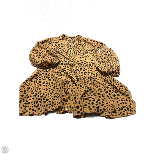 Dress Casual Short By Aakaa In Animal Print, Size: M