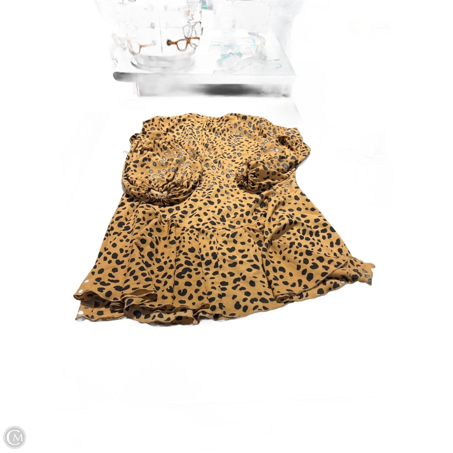 Dress Casual Short By Aakaa In Animal Print, Size: M