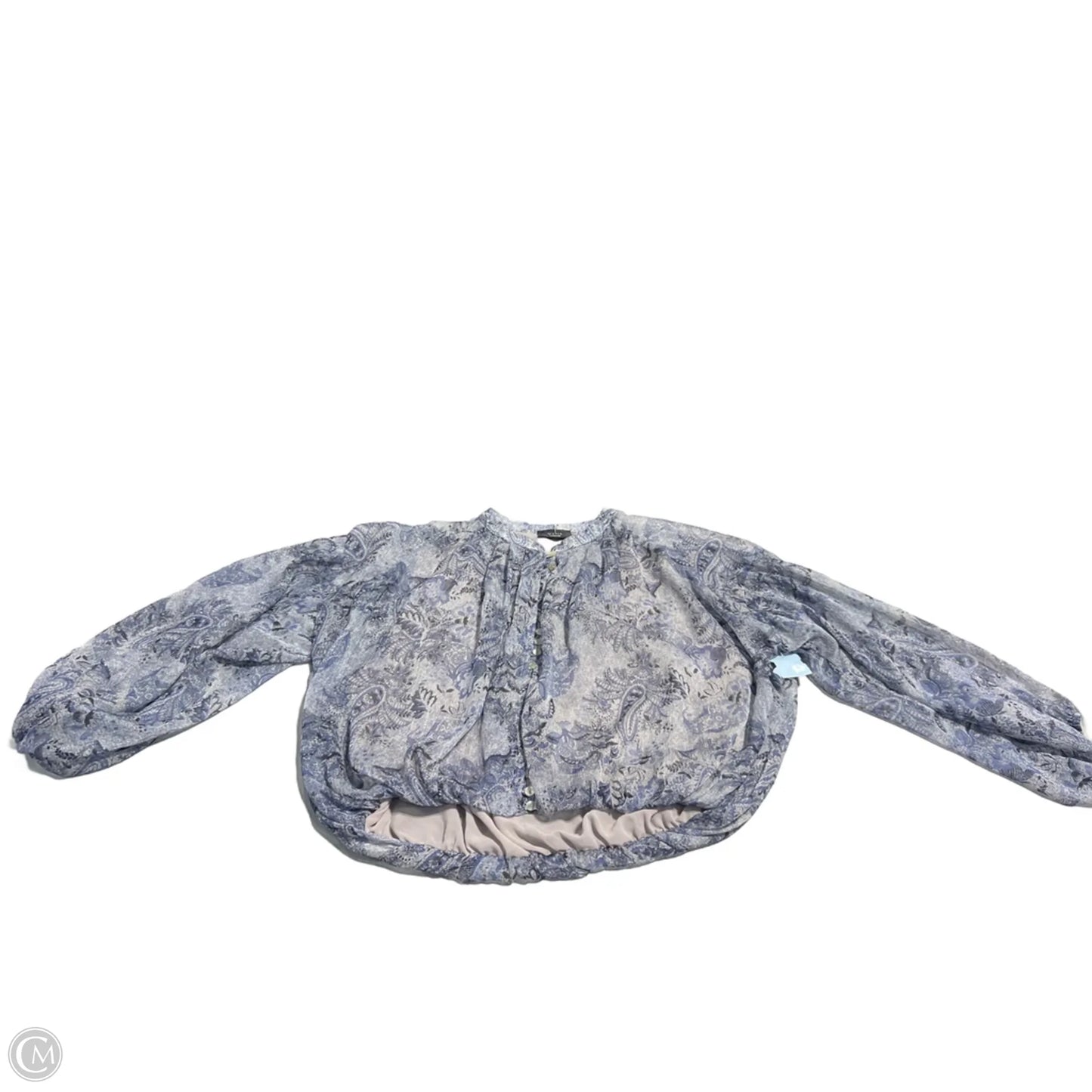 Top Long Sleeve Basic By Vici In Paisley Print, Size: M