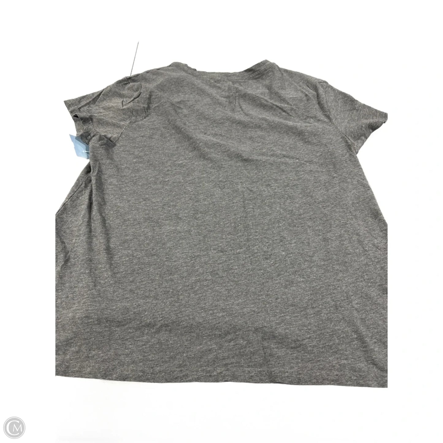 Top Short Sleeve Basic By Hanes In Grey, Size: L