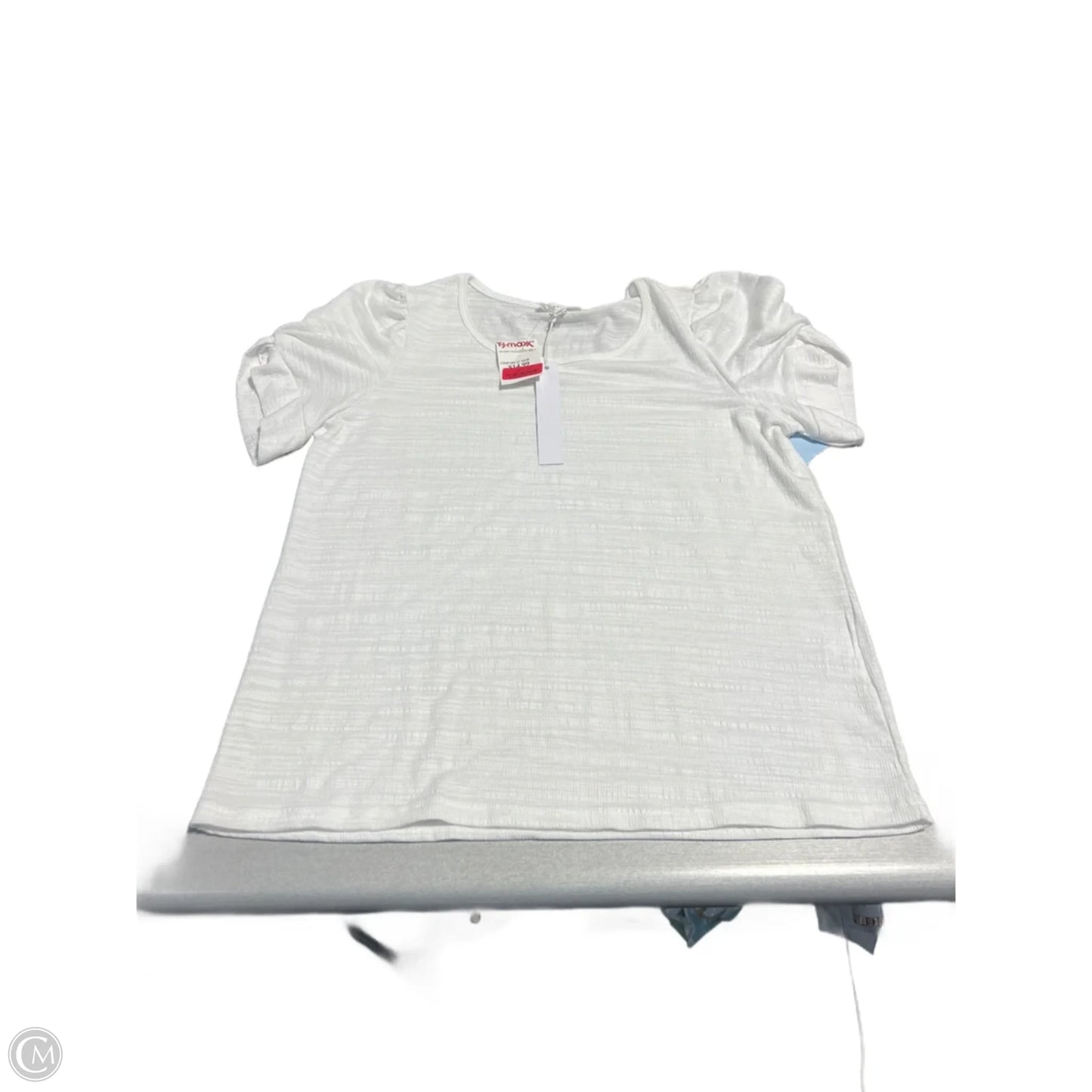 Top Short Sleeve By Jane And Delancey In White, Size: L