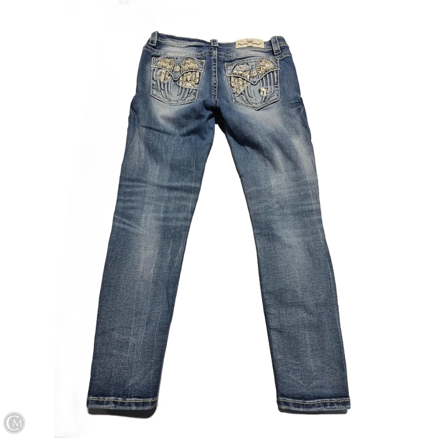 Jeans Skinny By Miss Me In Blue Denim, Size: 10