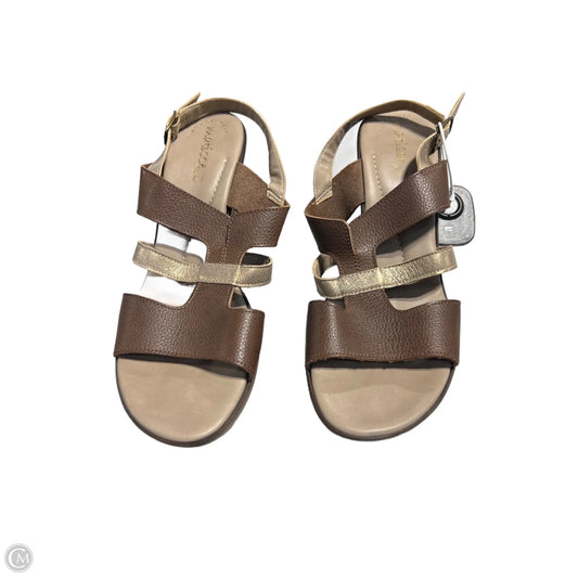 Sandals Heels Wedge By Matisse In Brown, Size: 6