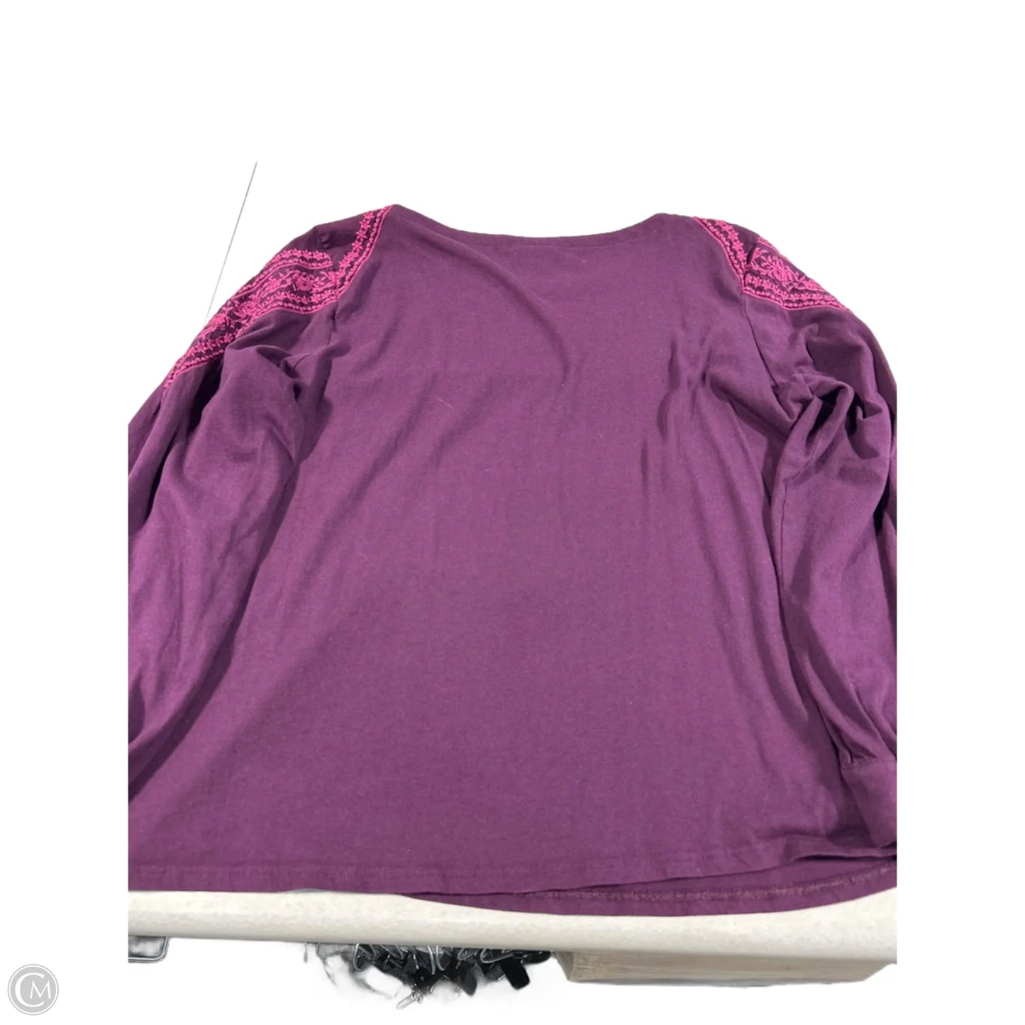 Top Long Sleeve By J. Jill In Purple, Size: Xl
