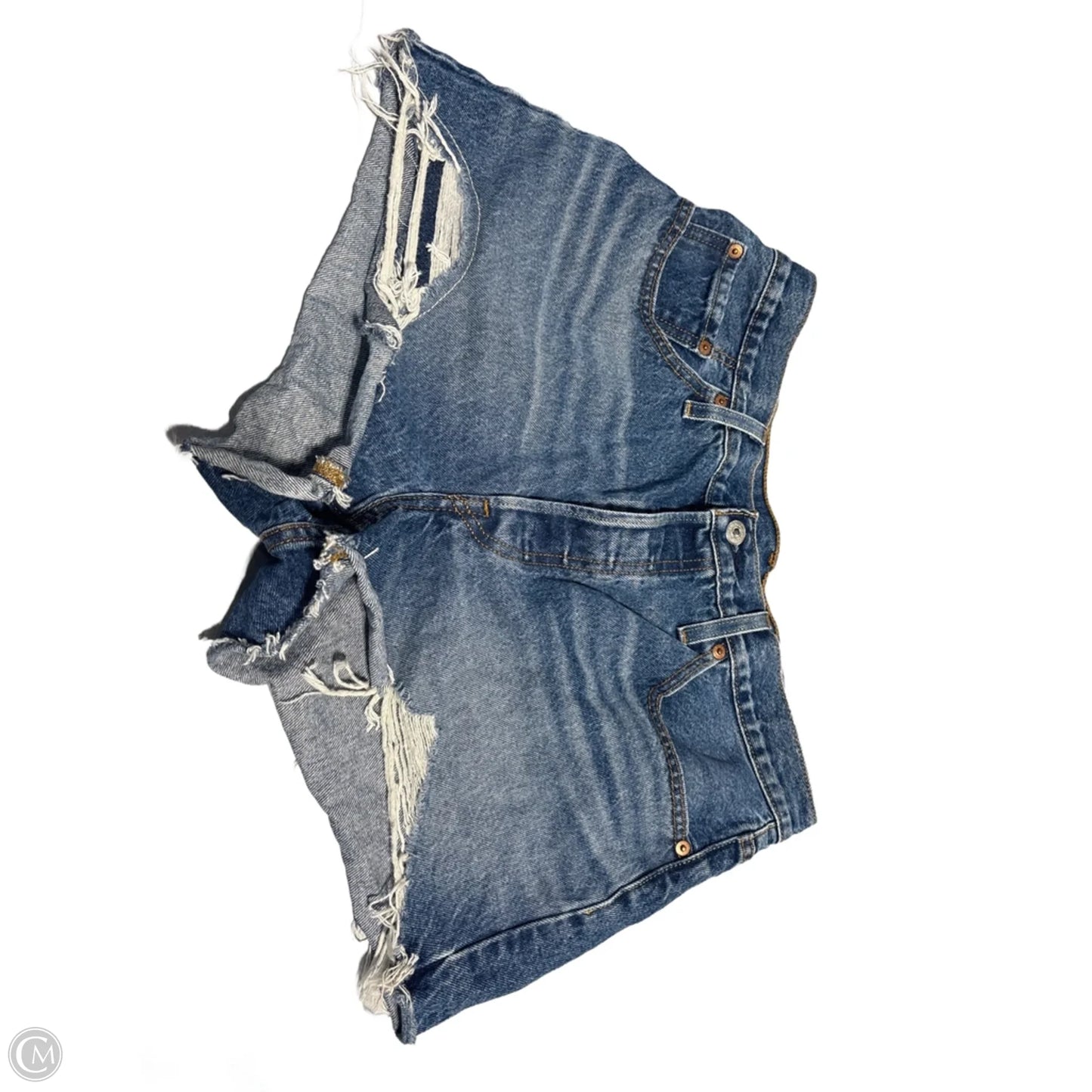 Shorts By Levis In Blue Denim, Size: 14