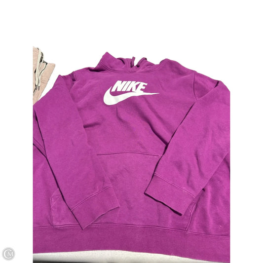 Athletic Sweatshirt Hoodie By Nike In Purple, Size: Xxl