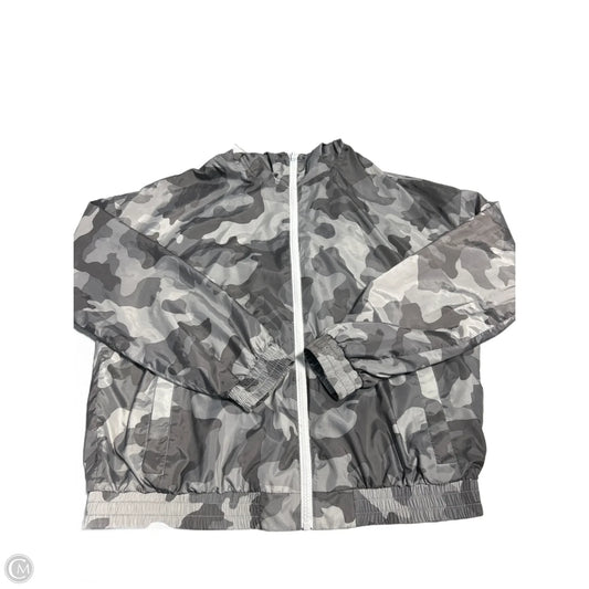 Jacket Windbreaker By Pink Republic In Camouflage Print, Size: Xs