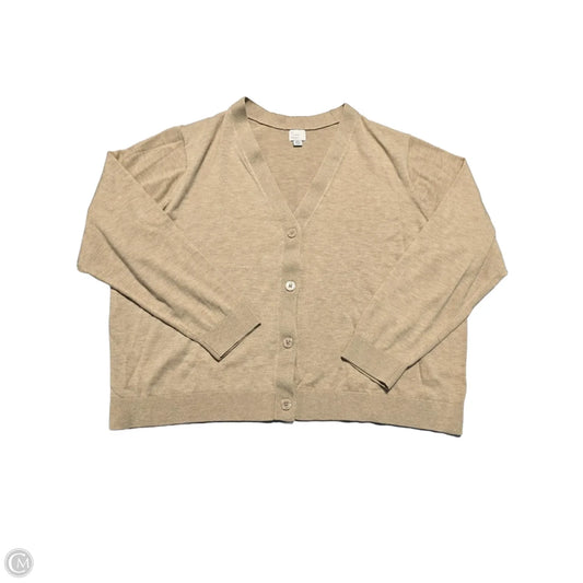 Cardigan By A New Day In Tan, Size: Xxl