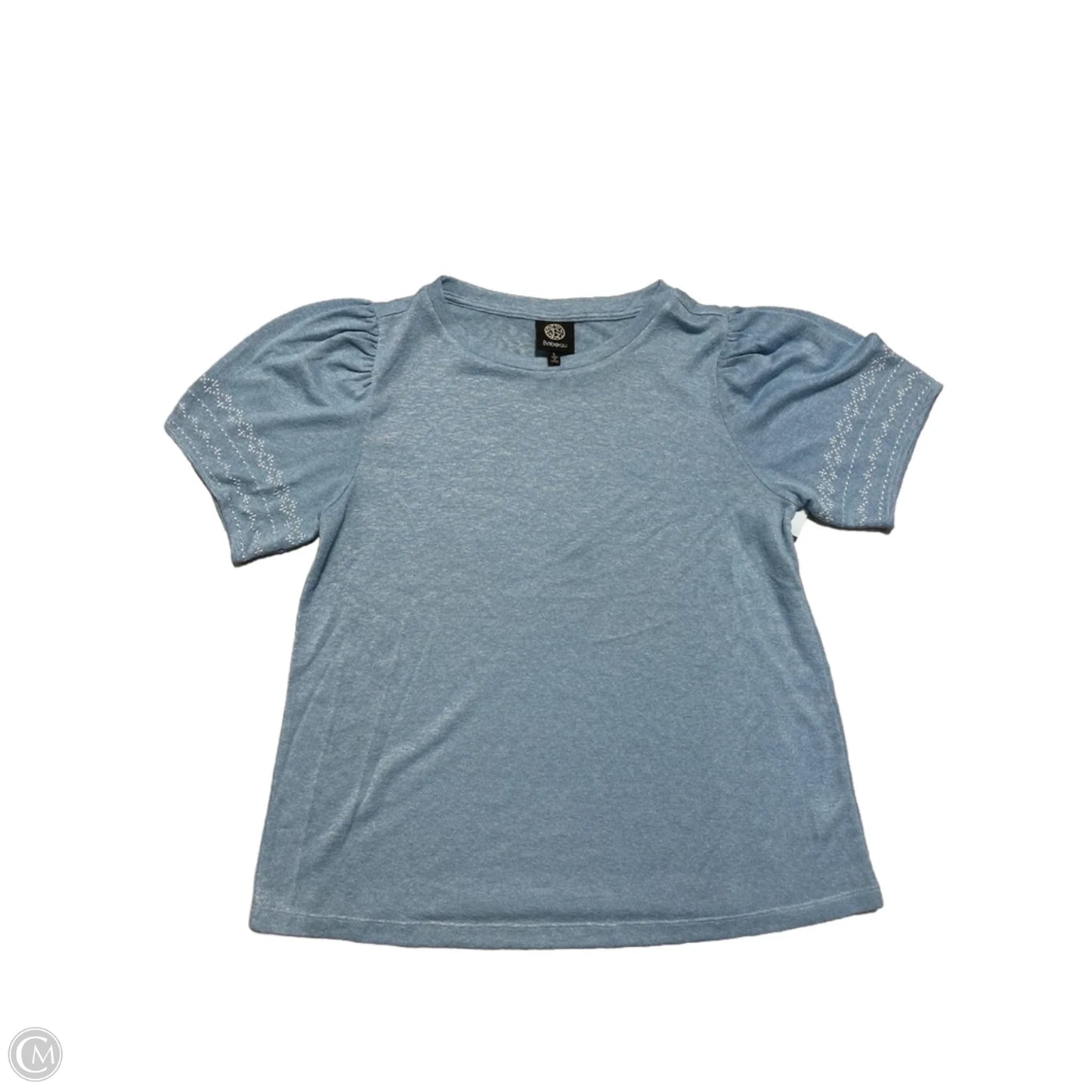 Top Short Sleeve By Bobeau In Blue, Size: L