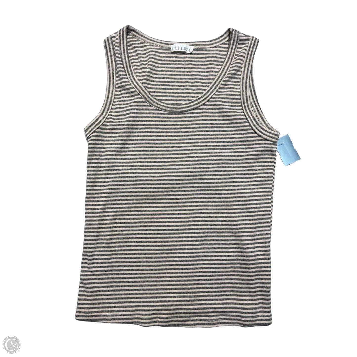 Tank Top By Cme In Striped Pattern, Size: L