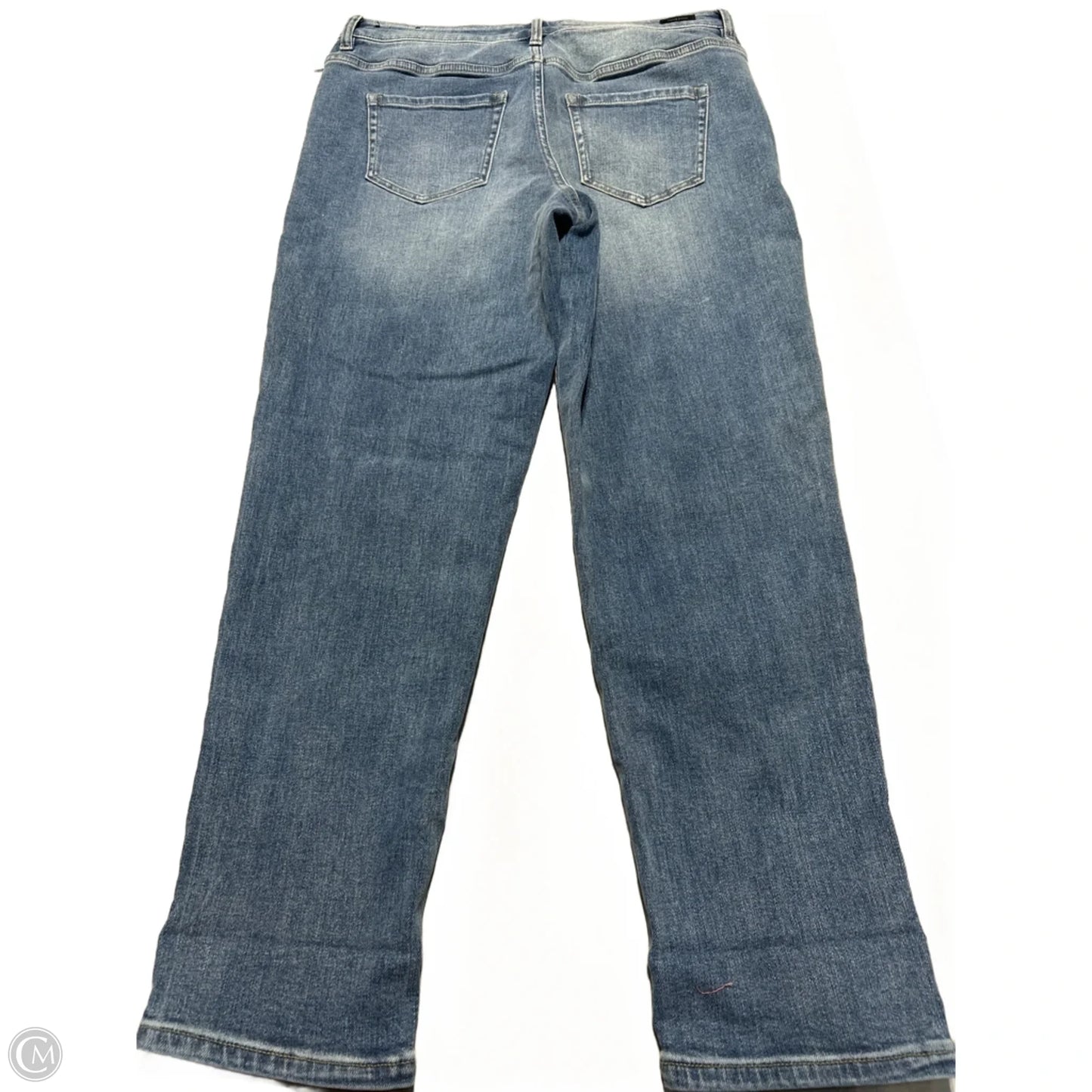 Jeans Straight By Liverpool In Blue Denim, Size: 12