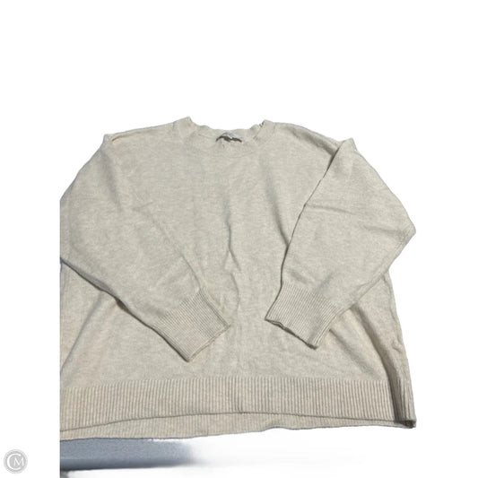 Sweater By Loft In Cream, Size: L