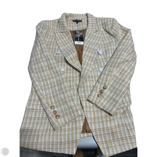 Blazer By Cme In Cream & Orange, Size: L