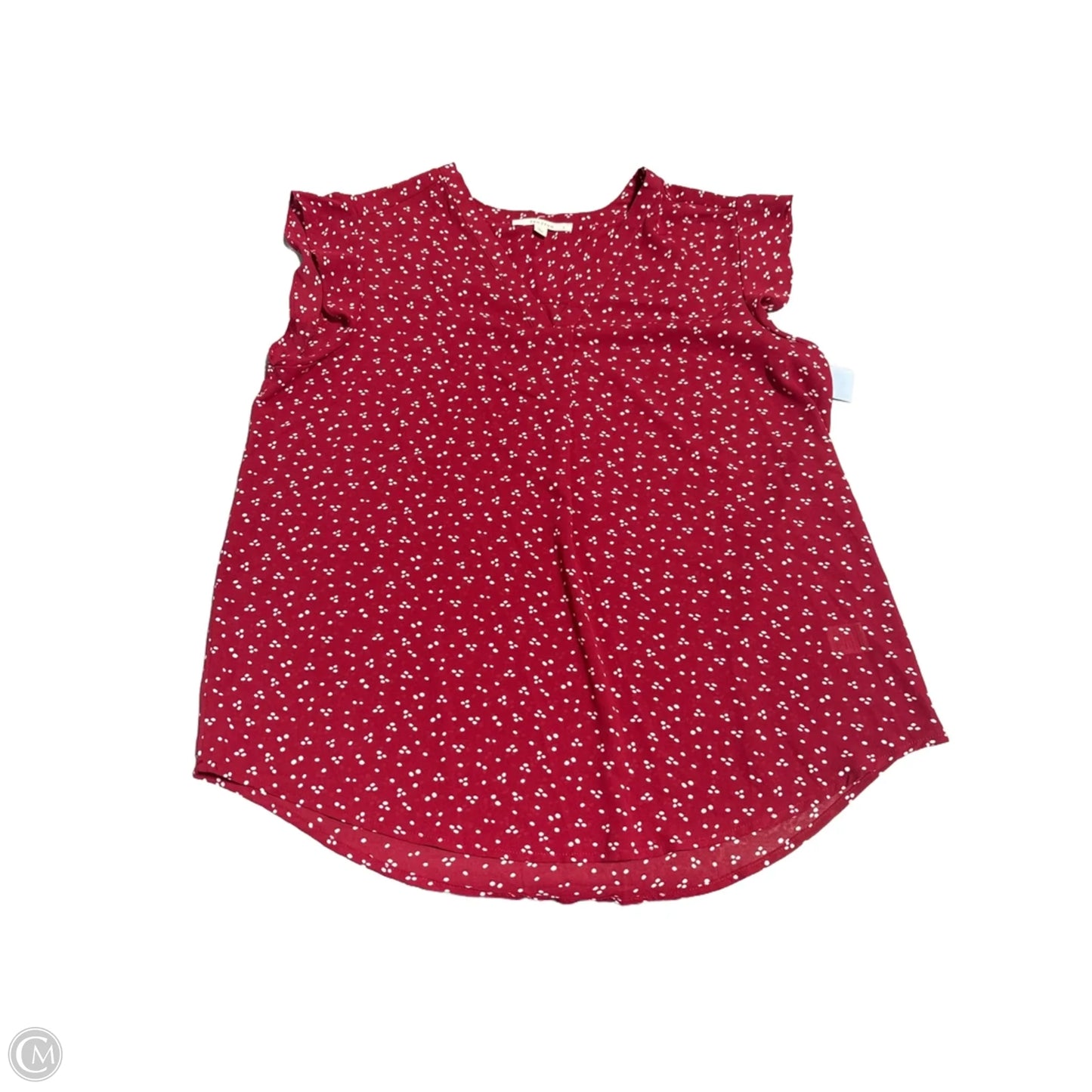 Top Sleeveless By Cme In Red, Size: L
