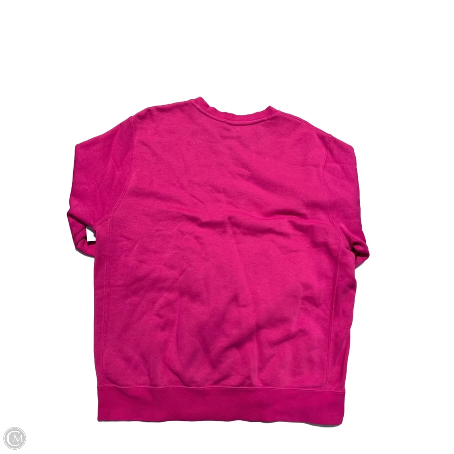 Sweatshirt Crewneck By Nike In Pink, Size: L