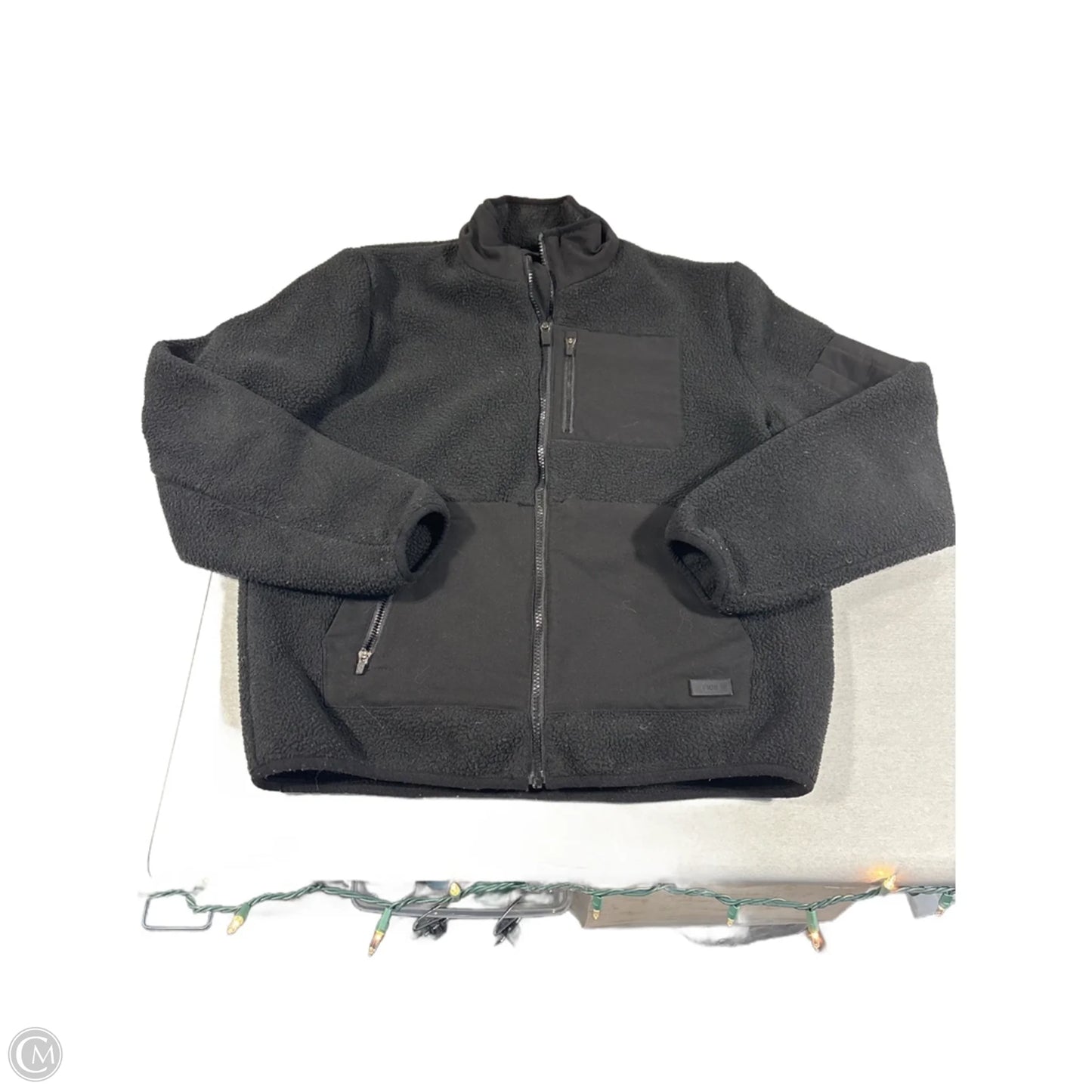 Jacket Fleece By Cmf In Black, Size: M