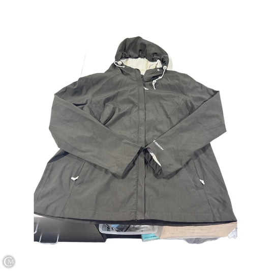 Jacket Windbreaker By Free Country In Black, Size: L