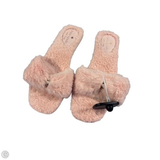 Slippers Designer By Kate Spade In Pink, Size: 7