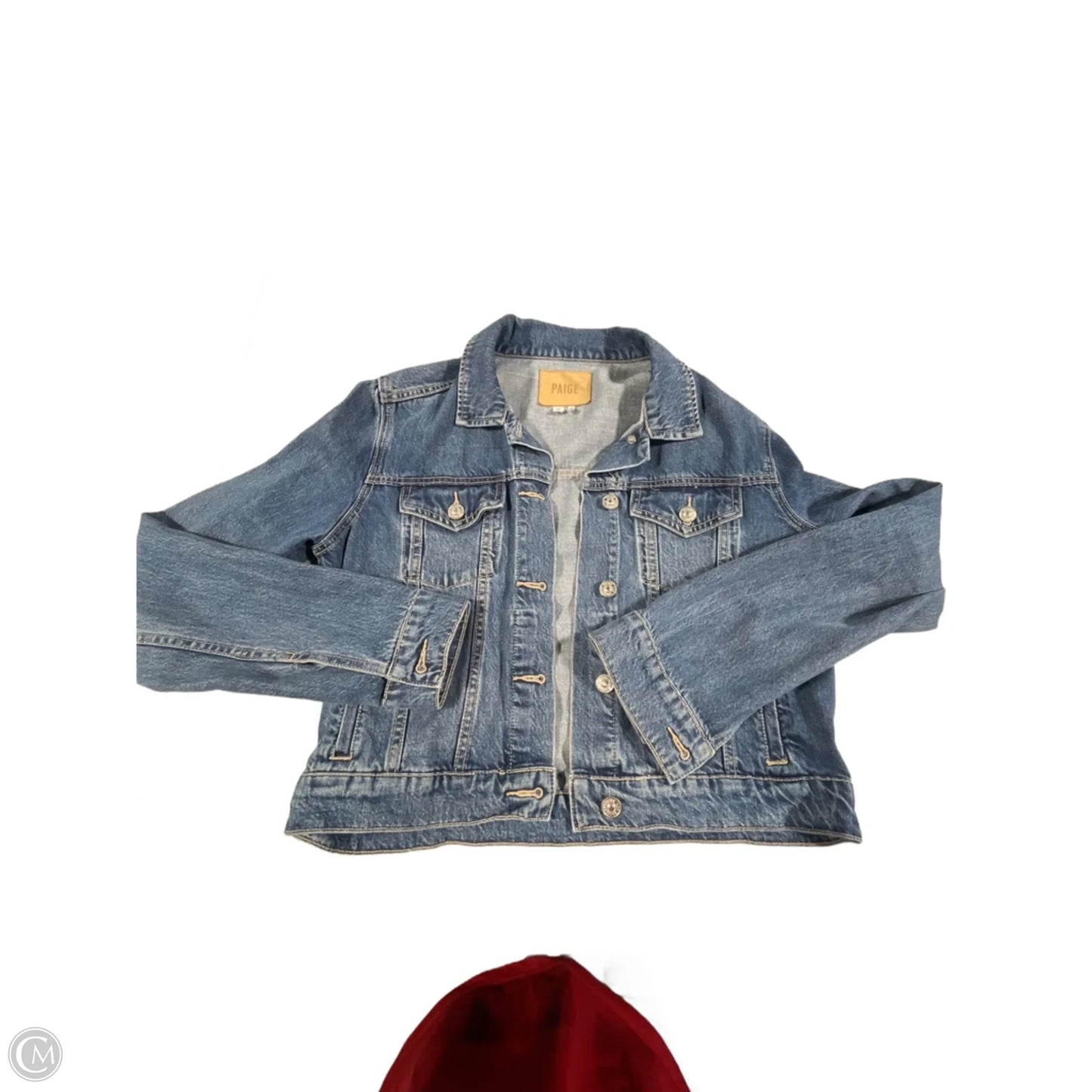 Jacket Denim By Paige In Blue Denim, Size: M