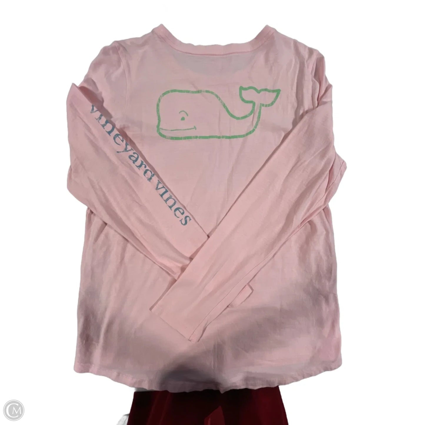 Top Long Sleeve By Vineyard Vines In Pink, Size: L