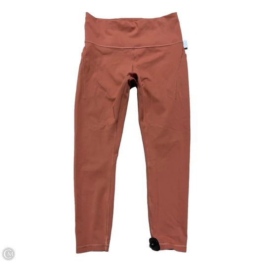 Athletic Leggings By Lululemon In Peach, Size: 12