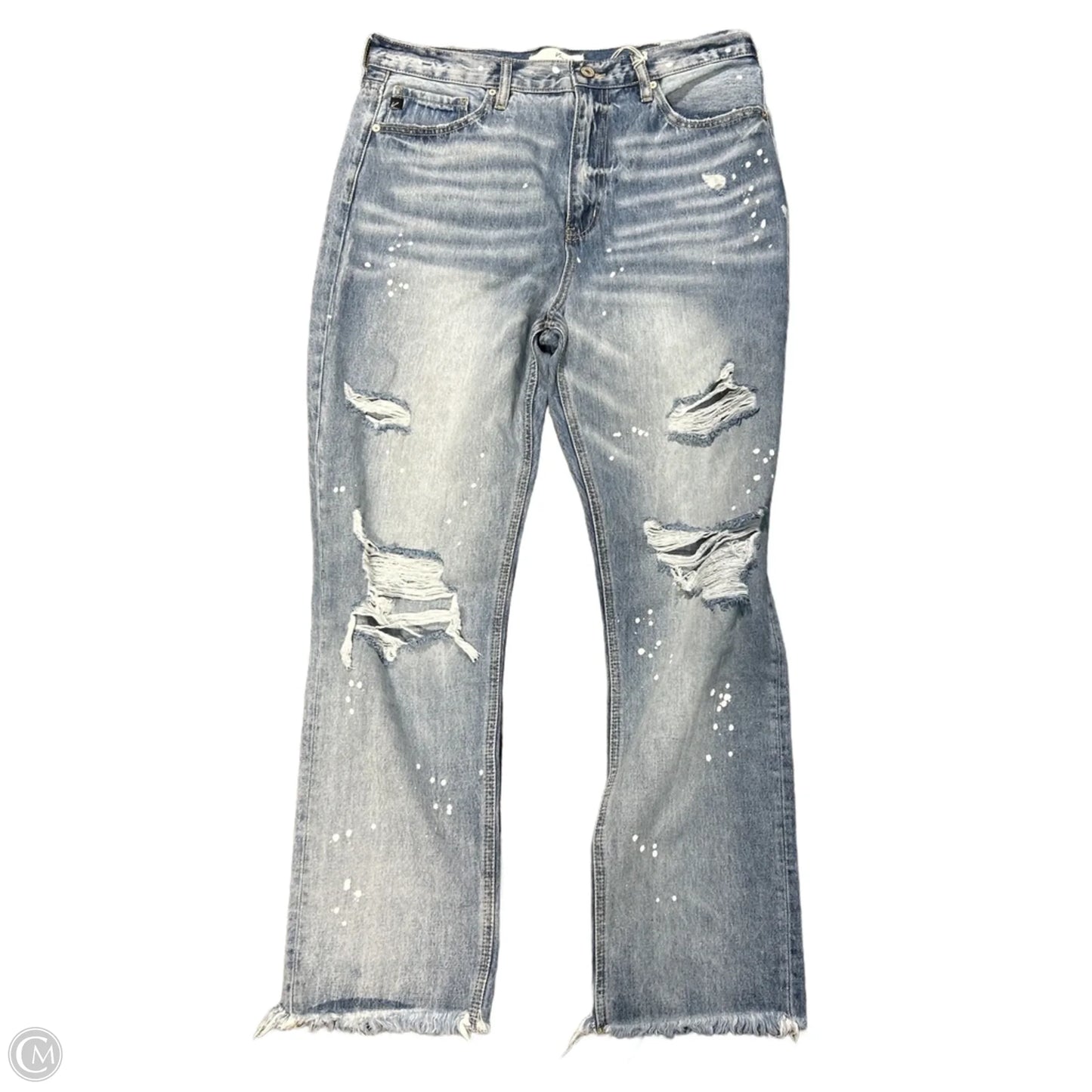 Jeans Straight By Kancan In Blue Denim, Size: 10