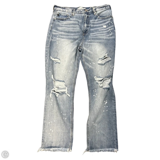 Jeans Straight By Kancan In Blue Denim, Size: 10