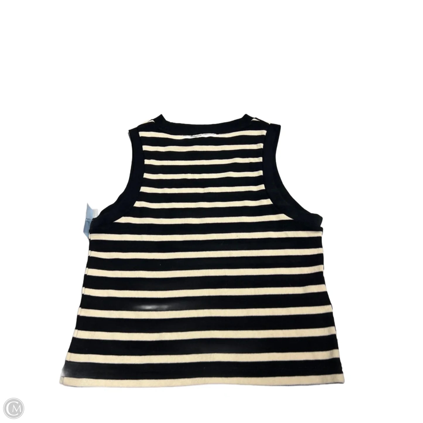 Top Sleeveless By Mng In Striped Pattern, Size: S