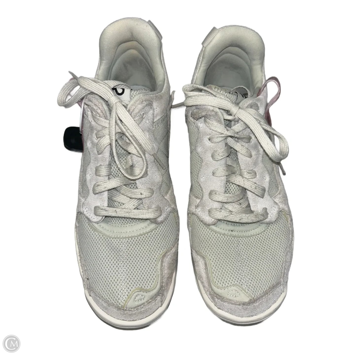 Shoes Luxury Designer By Jordan In Grey & Pink, Size: 10
