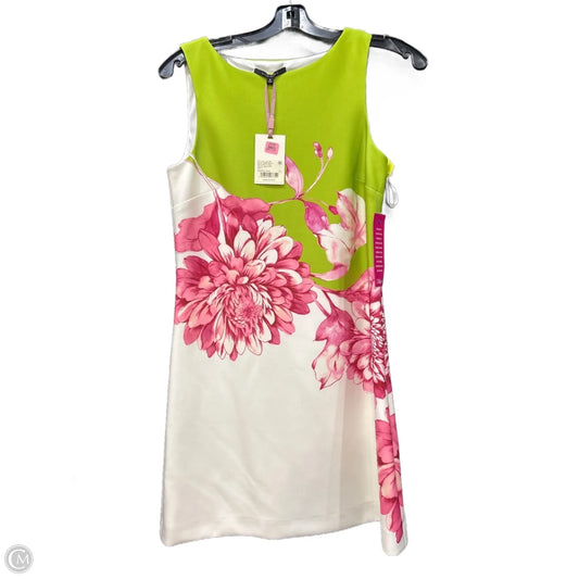 Dress Casual Short By Alex Marie In Floral Print, Size: S