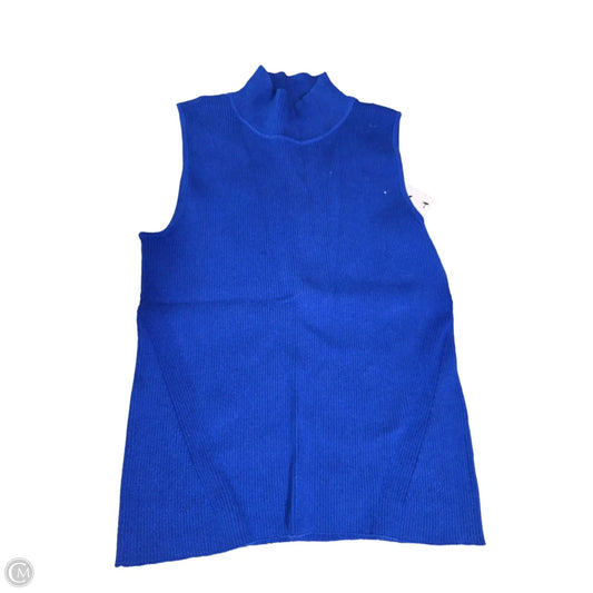 Top Sleeveless By Dkny In Blue, Size: M