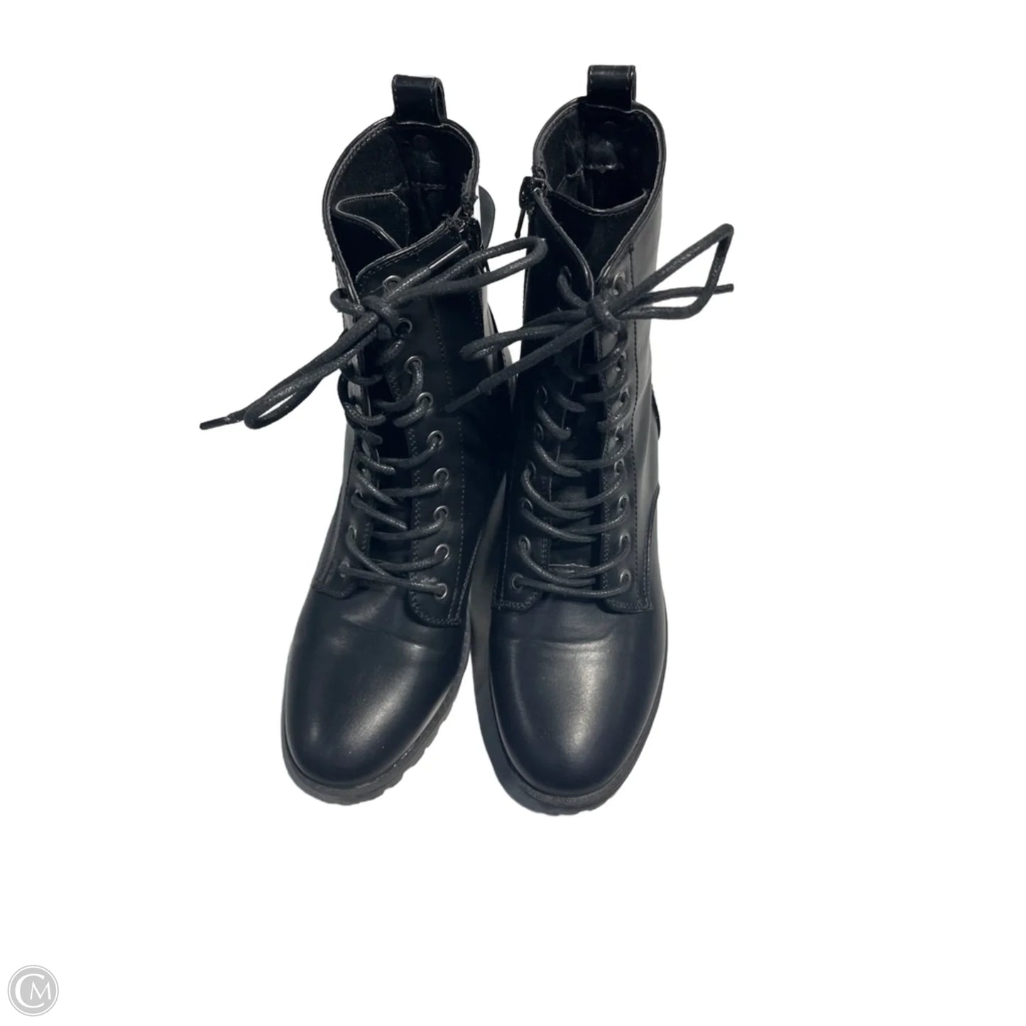 Boots Ankle Heels By Cme In Black, Size: 9