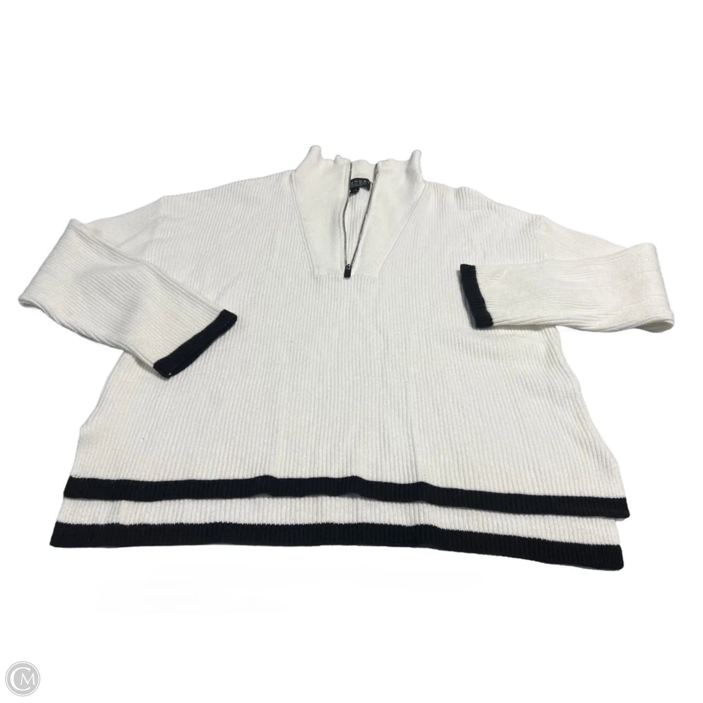 Sweater By Laundry In White, Size: L