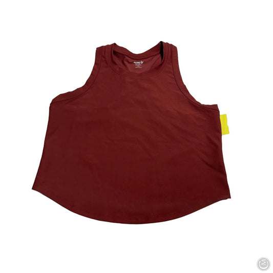 Athletic Tank Top By Old Navy In Maroon, Size: L