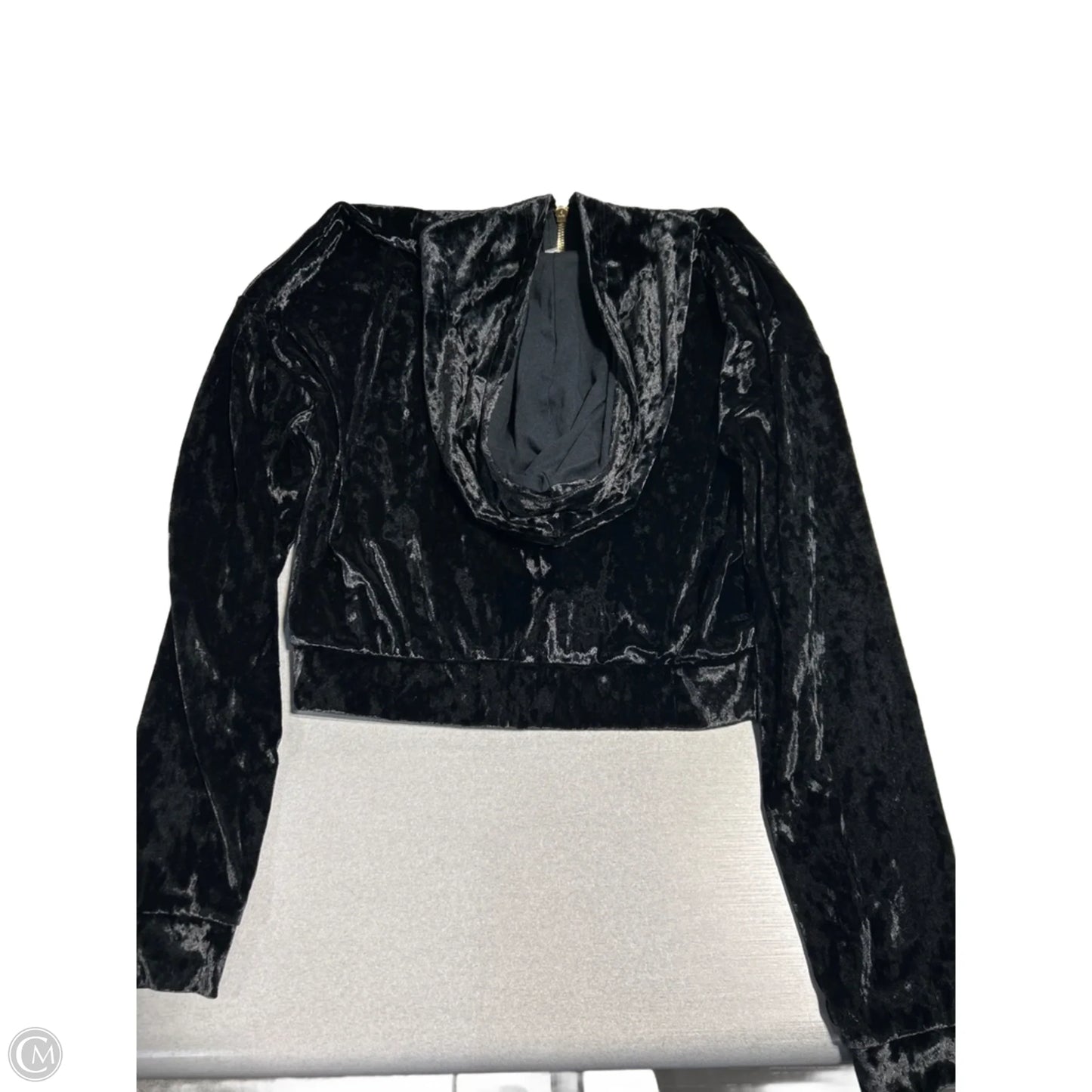 Athletic Sweatshirt Hoodie By Fabletics In Black, Size: S