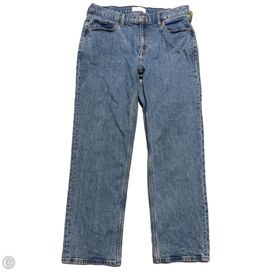 Jeans Straight By Abercrombie And Fitch In Blue Denim, Size: 10
