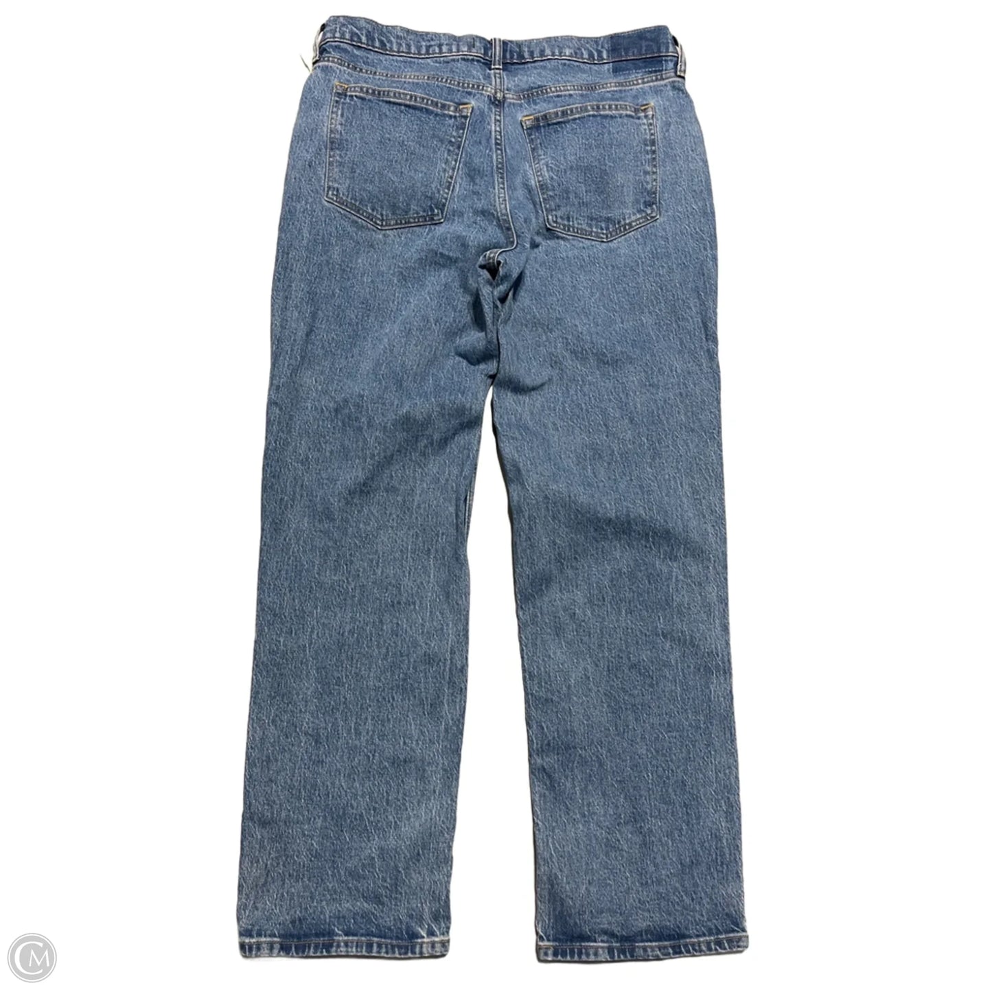Jeans Straight By Abercrombie And Fitch In Blue Denim, Size: 10
