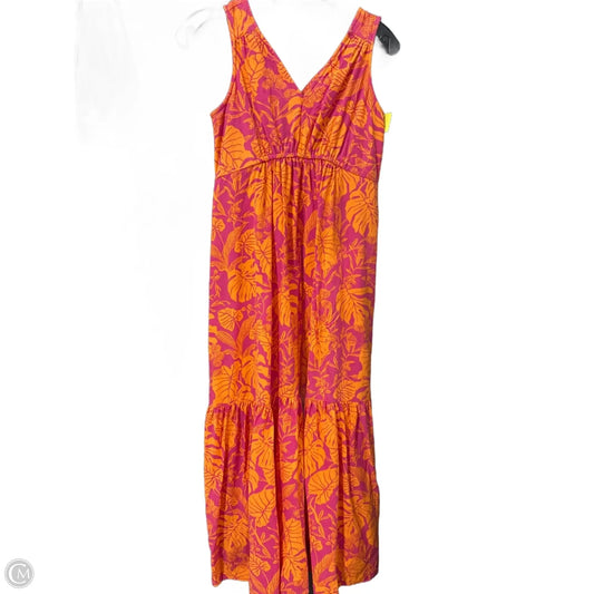 Dress Casual Short By Japna In Orange & Pink, Size: S