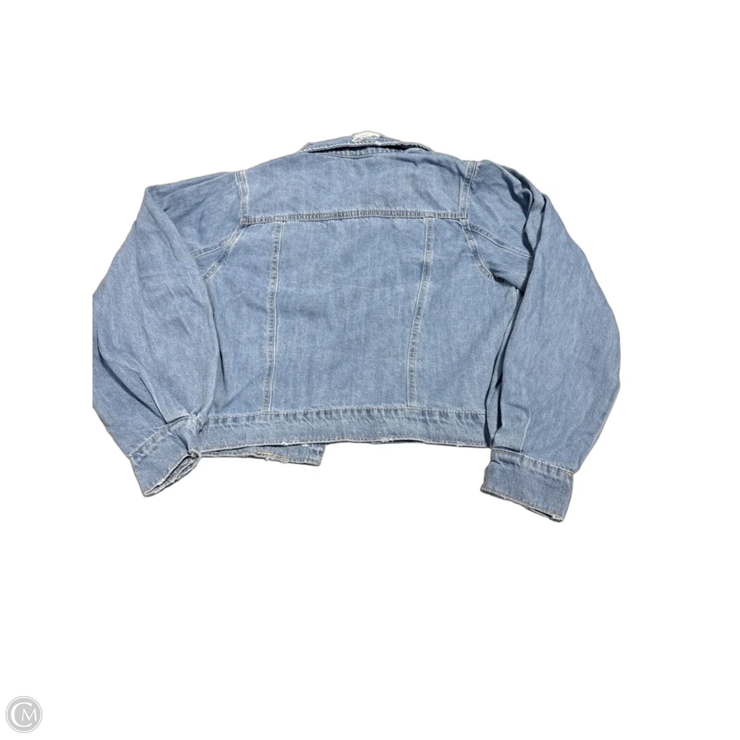 Jacket Denim By Risen In Blue Denim, Size: 1x