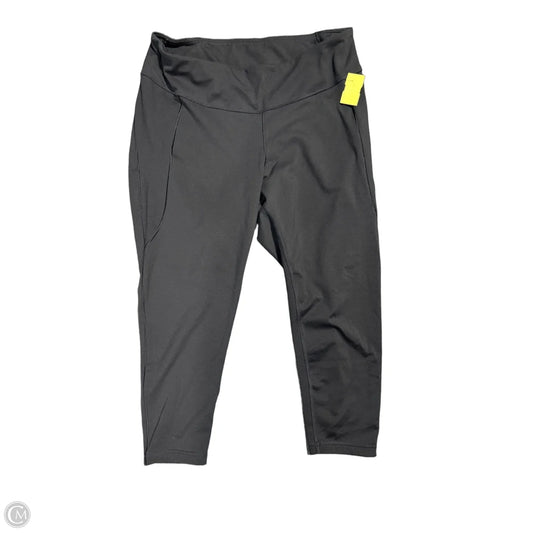 Athletic Leggings Capris By Adidas In Black, Size: 3x