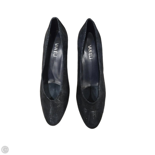 Shoes Heels Block By Vaneli In Navy, Size: 8.5