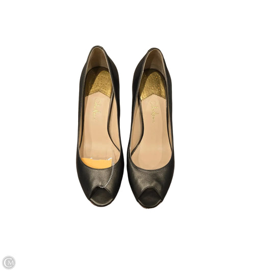 Shoes Heels Kitten By Cole-haan In Gold & Green, Size: 8.5