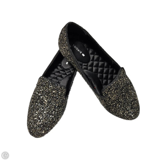 Shoes Flats By Cmc In Black & Silver, Size: 8