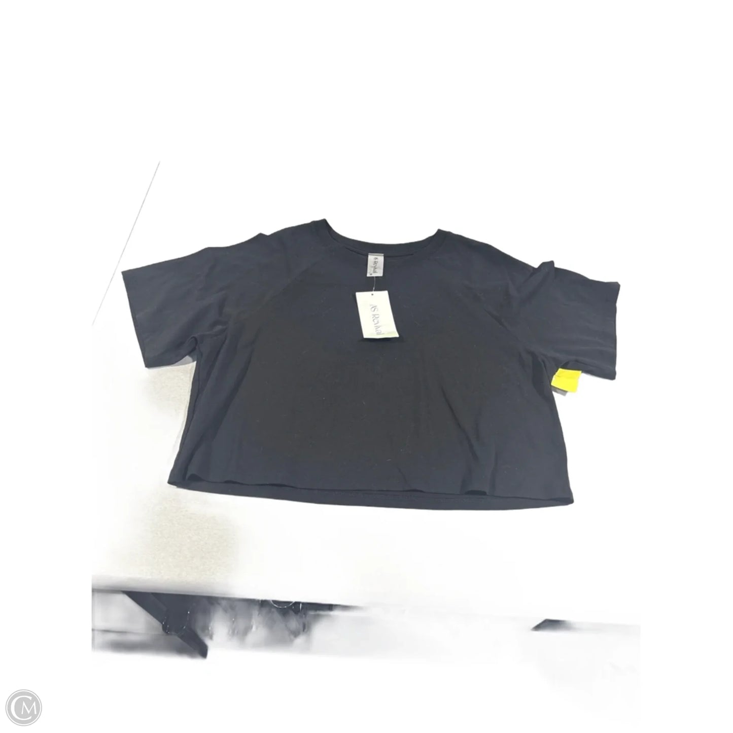 Top Short Sleeve By As Revival In Black, Size: M