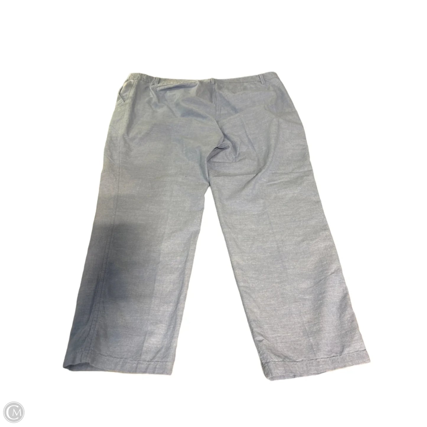 Pants Linen By Talbots In Blue, Size: 18