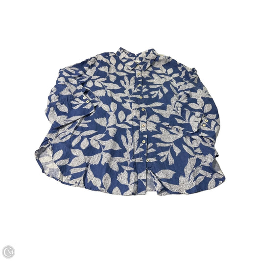 Top Long Sleeve By Chicos In Floral Print, Size: Xl