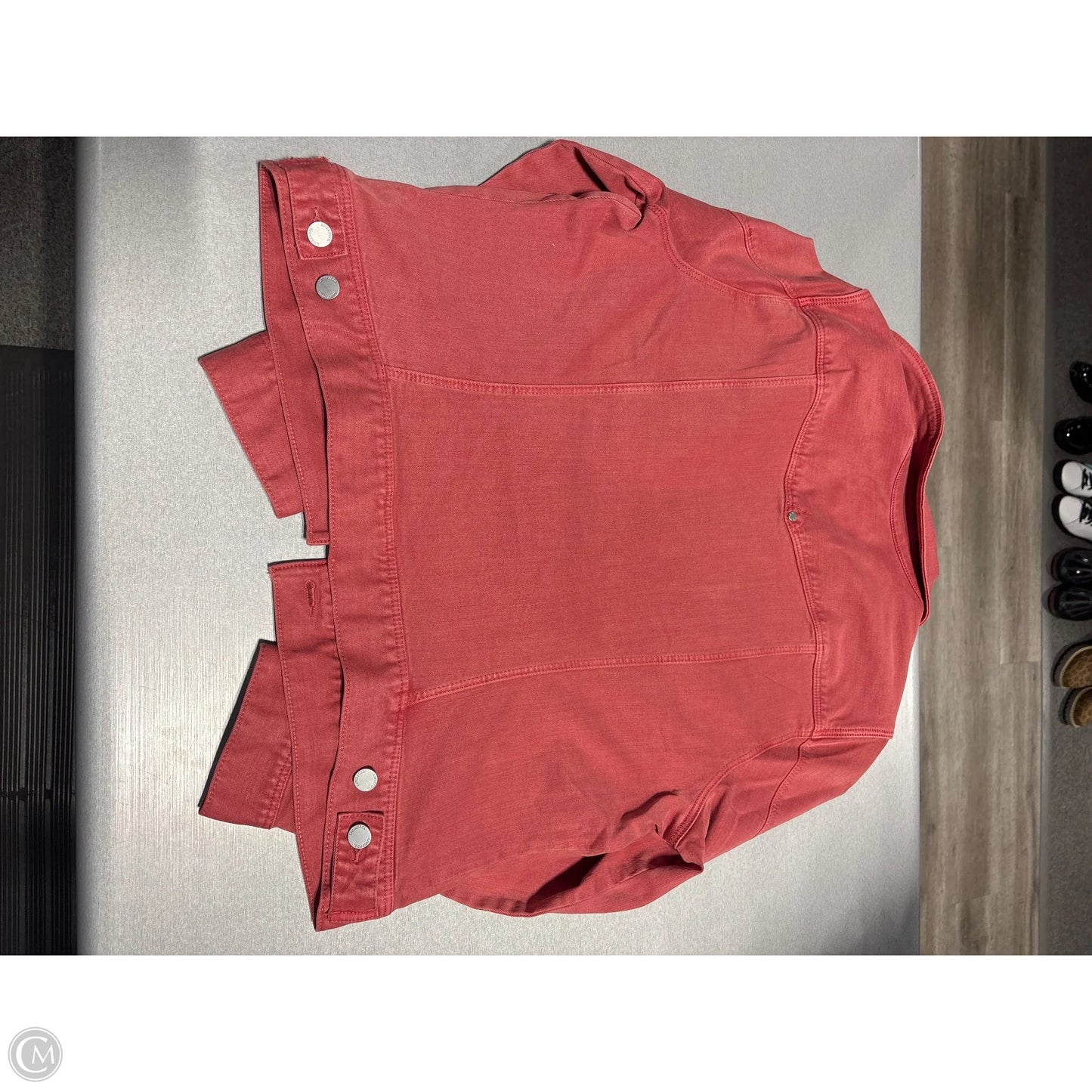 Jacket Denim By Liverpool In Red, Size: L