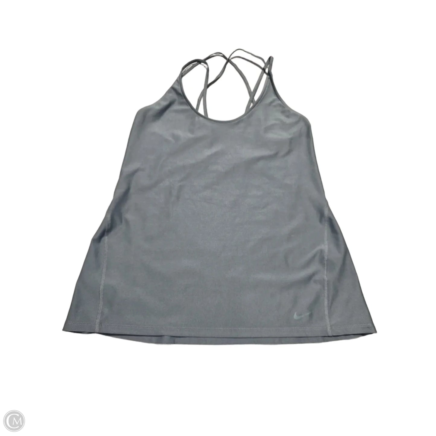 Athletic Tank Top By Nike In Green, Size: M