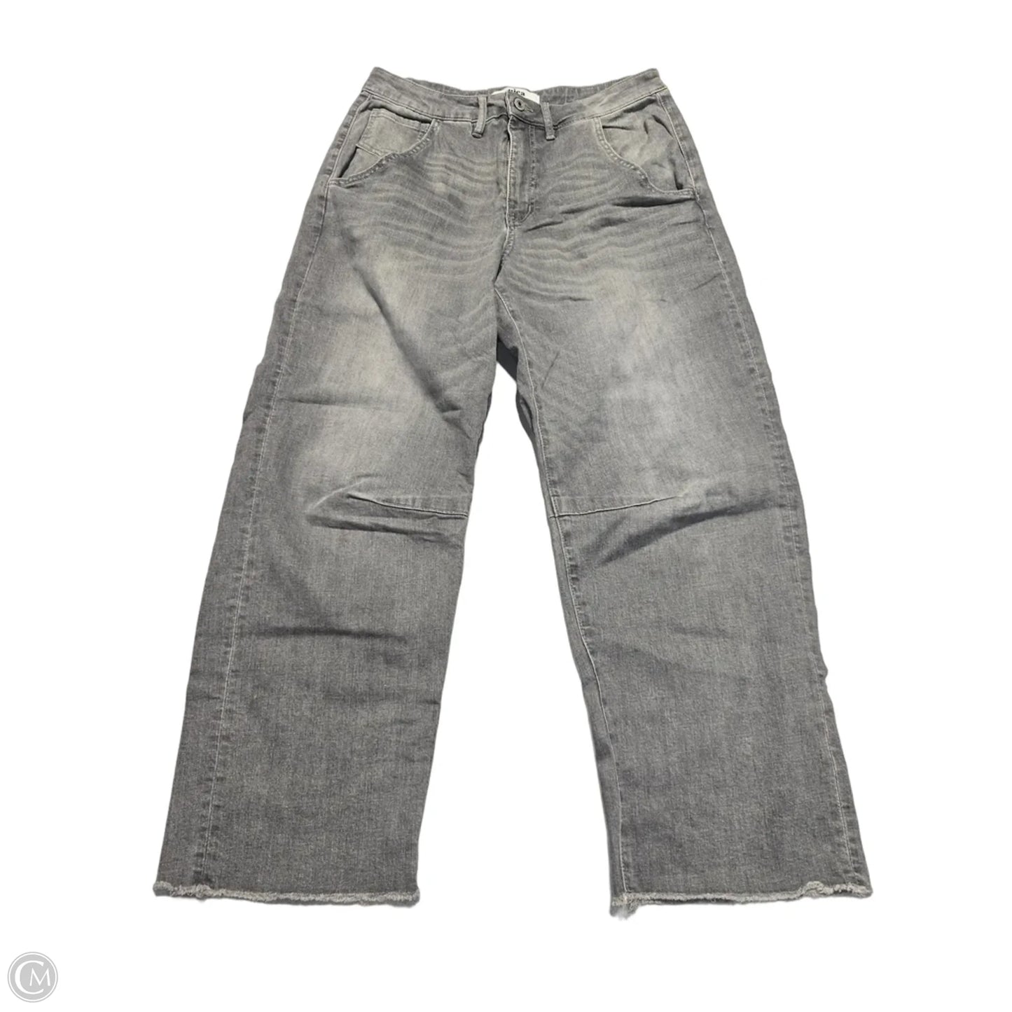 Jeans Wide Leg By Micas In Grey, Size: 28
