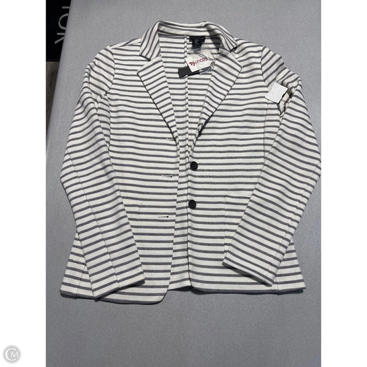 Blazer By Tahari In Striped Pattern, Size: M